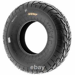 Pair of 2, 19x7-8 19x7x8 Quad ATV All Terrain AT 6 Ply Tires A021 by SunF