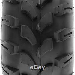 Pair of 2, 20x10-8 20x10x8 Quad ATV All Terrain AT 6 Ply Tires A003 by SunF