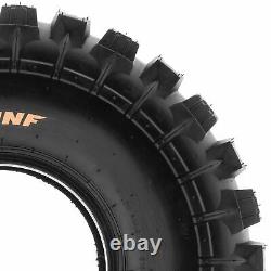 Pair of 2, 20x11-8 20x11x8 Quad ATV All Terrain AT 6 Ply Tires A027 by SunF