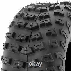 Pair of 2, 22x10-8 22x10x8 Quad ATV All Terrain AT 6 Ply Tires A030 by SunF