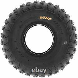 Pair of 2, 22x10-8 22x10x8 Quad ATV All Terrain AT 6 Ply Tires A030 by SunF