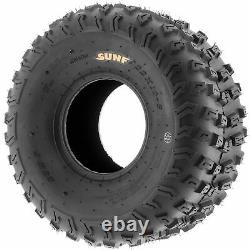 Pair of 2, 22x10-8 22x10x8 Quad ATV All Terrain AT 6 Ply Tires A030 by SunF