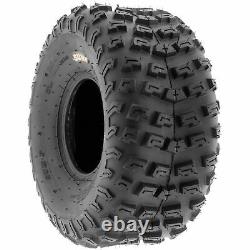 Pair of 2, 22x10-8 22x10x8 Quad ATV All Terrain AT 6 Ply Tires A030 by SunF