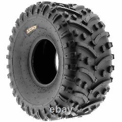 Pair of 2, 22x11-8 22x11x8 Quad ATV All Terrain AT Ply Tires A032 by SunF