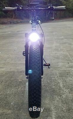 Pedalease Big Cat 48v 1500w Fat Tire Electric Mountain Bike w Light Fenders