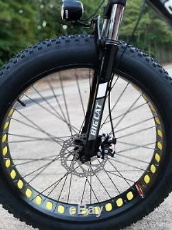 Pedalease Big Cat 48v 1500w Fat Tire Electric Mountain Bike w Light Fenders