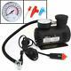 Portable Car Air Compressor Heavy Duty Inflator Tire Pump 12v 300 Psi