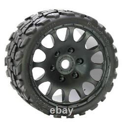 Powerhobby Raptor Belted Tires / Wheels w 17mm Hex (4) Sport Traxxas T-Maxx