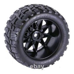 Powerhobby Raptor XL Belted Tires / Viper Wheels (4) Traxxas X-Maxx 6S / 8S 24MM