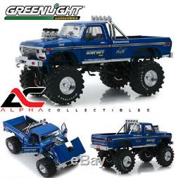 Presale Greenlight 13537 118 1974 Ford F-250 Bigfoot #1 48 Tires Monster Truck
