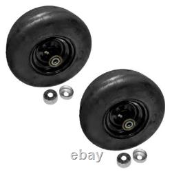 Proven Part Set Of No-Flat Solid Rubber Tire and Rim For Stinger Quad 3000 3600