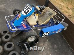 Racing Go Kart Top cart chassis Comer K125 125cc engine with extras Tires Seats