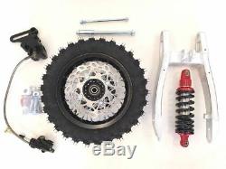 Rear Swingarm Shock 10 Wheel Tire Disc Brake Kit Coolster Pit Dirt Bike V Re05