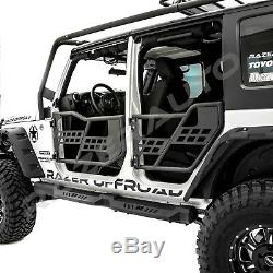 Rock Crawler Body 4x4 Armor Front+Rear Tubular 4 Door for 07-18 Jeep Wrangler JK
