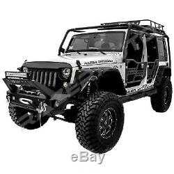 Rock Crawler Body 4x4 Armor Front+Rear Tubular 4 Door for 07-18 Jeep Wrangler JK
