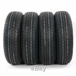 ST 205/75R-15 8 Ply D Load Radial Trailer Tires (4PCS) PSI65