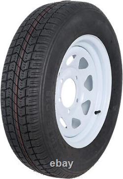 ST205/75D15 Bias Trailer Tire with 15 Rim, 5 on 4-1/2, Load Range C, Set of 2