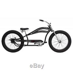 Seattle Stretch Beach Cruiser 26 x4.0 Fat Tire snow bike Matte Black