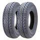 Set 2 Free Country Heavy Duty Trailer Tire St185/80r13 Radial 8 Ply Load Range D