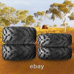 Set 4 25x8-12 25x10-12 ATV UTV Tires 25x8x12 25x10x12 6Ply Mud All Terrain Tyres