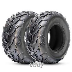 Set 4 25x8-12 25x10-12 ATV UTV Tires 25x8x12 25x10x12 6Ply Mud All Terrain Tyres