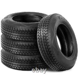 Set Of 4 ST205/75D15 Trailer Tires 6Ply Heavy Duty 205 75 15 Replacement Tyres