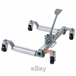 Set of 2 1250 Lb. Capacity Vehicle Positioning Car 10 Wheel Dolly Moving Tire