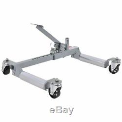 Set of 2 1250 Lb. Capacity Vehicle Positioning Car 10 Wheel Dolly Moving Tire