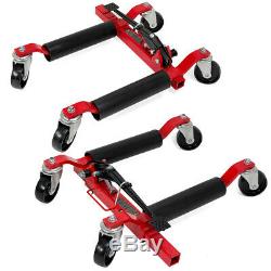 Set of 2 Car Truck 2500lb Vehicle Positioning Wheel Dolly Moving Auto Tire Lift