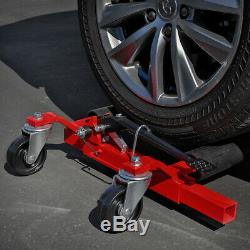 Set of 2 Car Truck 2500lb Vehicle Positioning Wheel Dolly Moving Auto Tire Lift