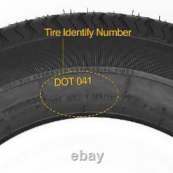 Set of 2 Radial Trailer Tire ST205/75R14 8 Ply, 205 75 14 Load Range D LRD