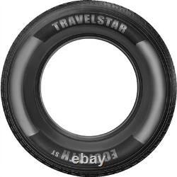 Set of 2 Travelstar Ecopath ST225/75R15 10 Ply 117M Load E Radial Trailer Tire