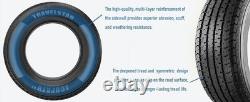Set of 2 Travelstar Ecopath ST225/75R15 10 Ply 117M Load E Radial Trailer Tire