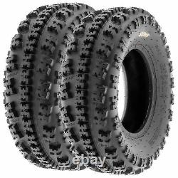 Set of 4, 22x7-10 & 22x10-9 Replacement ATV UTV 6 Ply Tires A027 by SunF