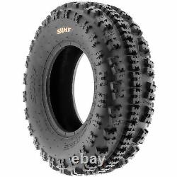 Set of 4, 22x7-10 & 22x10-9 Replacement ATV UTV 6 Ply Tires A027 by SunF