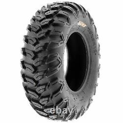 Set of 4, 27x9R12 & 27x11R12 Replacement ATV UTV SxS 6 Ply Tires A043 by SunF