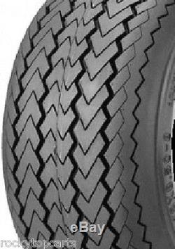 Set of 4 Golf Cart Tires Only 18x8.50-8 Kenda Stock Height No Lift Needed