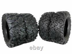 Set of 4 MASSFX ATV/UTV Tires 27x9-14 Front & 27x11-14 Rear 6PR Deep Tread 6 ply