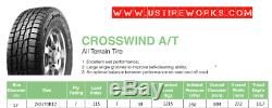 Set of 4 NEW Crosswind All-Terrain 265/70R17 Tires