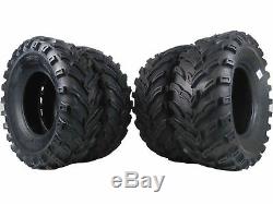 Set of 4 NEW MASSFX Claw 26x9-12 Front 26x11-12 Rear ATV Tires Bear K299 6ply