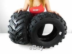 Set of 4 NEW MASSFX Claw 26x9-12 Front 26x11-12 Rear ATV Tires Bear K299 6ply