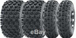 Set of 4 Sport ATV Tires 23x7-10 23x7x10 Front & 22x11-10 22x11x10 Rear GNCC