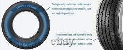Set of 4 Travelstar Ecopath ST225/75R15 117/112M 10PR Load E Radial Trailer Tire