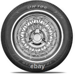 Set of 4 Travelstar UN106 175/70R14 84T 14mm White Wall A/S Passenger Car Tire