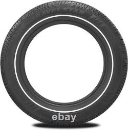 Set of 4 Travelstar UN106 175/70R14 84T 14mm White Wall A/S Passenger Car Tire