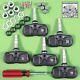 Set Of 5 Oem Tire Pressure Sensors Tpms Service Kits With Tool Spare Tire Set-ts38