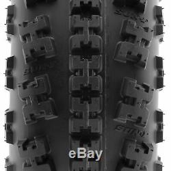 SunF 21x7-10 20x11-9 All Terrain ATV Race Tires 6 PR Tubeless A027 Bundle