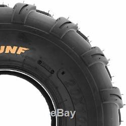 SunF 22x10-10 ATV UTV Tires 22x10x10 All Terrain Tubeless 6 PR A001 Set of 2