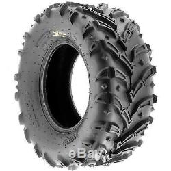 SunF 25x8-12 25x10-12 A/T Dirt & Mud ATV UTV Tires 6 PR A024-1 Set of 4