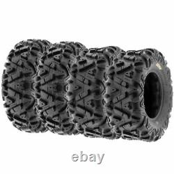 SunF ATV UTV TIRES FULL SET 4 25x8-12 25x8x12 Front 25x10-12 25x10x12 Rear 6PR